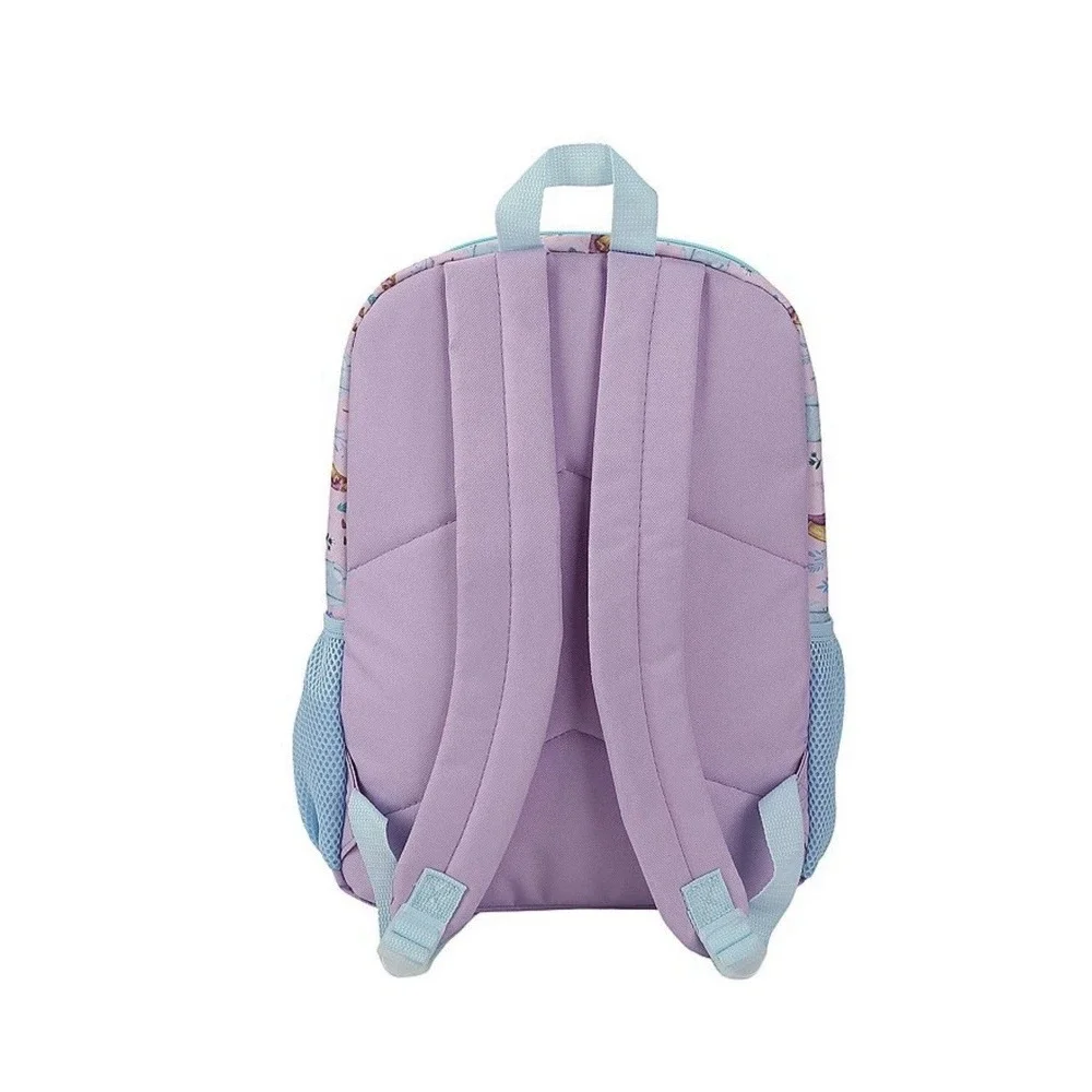 Disney Princess 5-Piece Backpack Set Sequin School Bag Lunch Box Accessories NWT